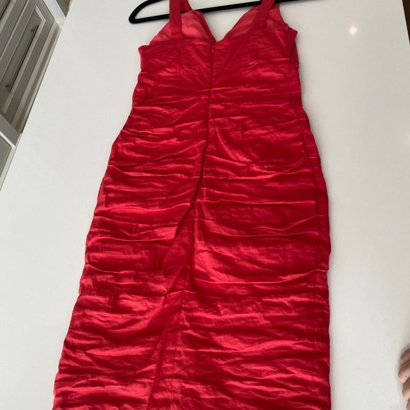 Nicole Miller Ruched Dress (Size 6) - Picture 3 of 5